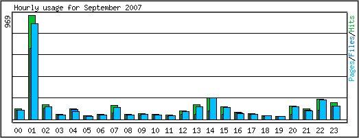 Hourly usage